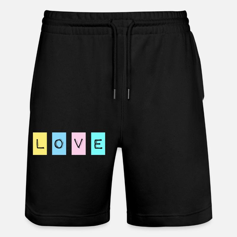 AMOUR - Short de jogging bio TRAINER Stanley/Stella unisexe - noir
