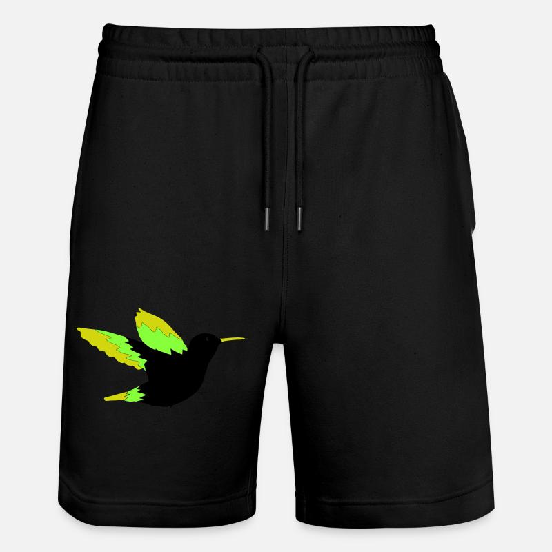 kolibri 01 - Stanley/Stella Unisex Bio Joggingshorts Trainer  - Schwarz