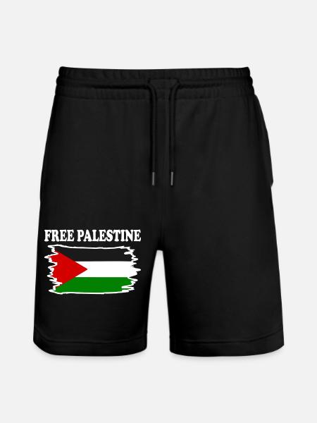 Free palestine - Short de jogging bio TRAINER Stanley/Stella unisexe - noir