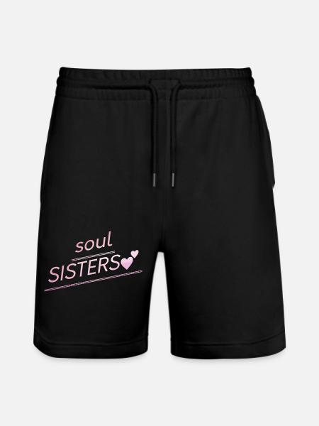 Amis - Âmes Sœurs - Short de jogging bio TRAINER Stanley/Stella unisexe - noir