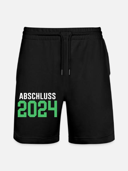Abschluss 2024 Abschlussfeier - Stanley/Stella Unisex Bio Joggingshorts Trainer  - Schwarz