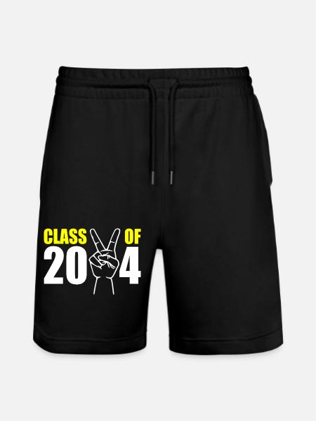Class of 2024 - Stanley/Stella Trainer Unisex Organic Jogging Shorts - black
