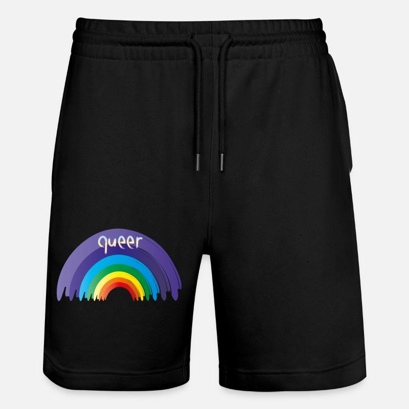 pridedesigncontest2024 - Stanley/Stella Unisex Bio Joggingshorts Trainer  - Schwarz