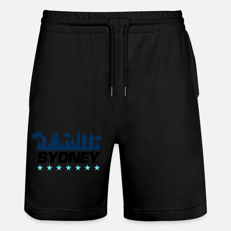 Ville de Sydney - Short de jogging bio TRAINER Stanley/Stella unisexe - noir
