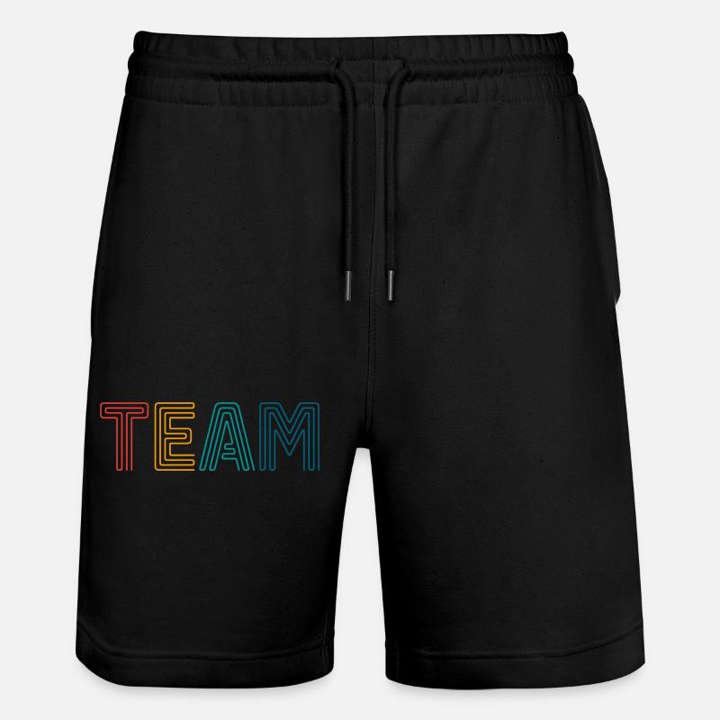Team - Stanley/Stella Unisex Bio Joggingshorts Trainer  - Schwarz