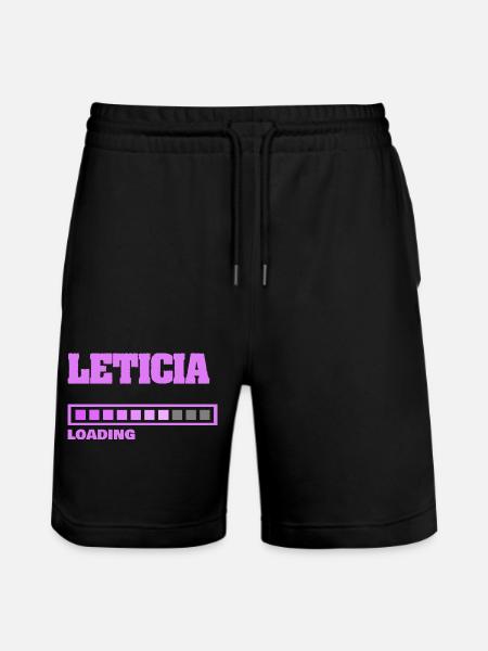 Leticia - Stanley/Stella Trainer Unisex Organic Jogging Shorts - black