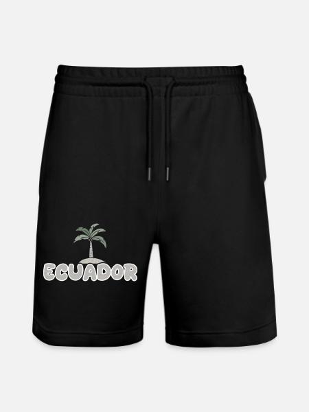 Ecuador as Ecuador - Stanley/Stella Trainer Unisex Organic Jogging Shorts - black