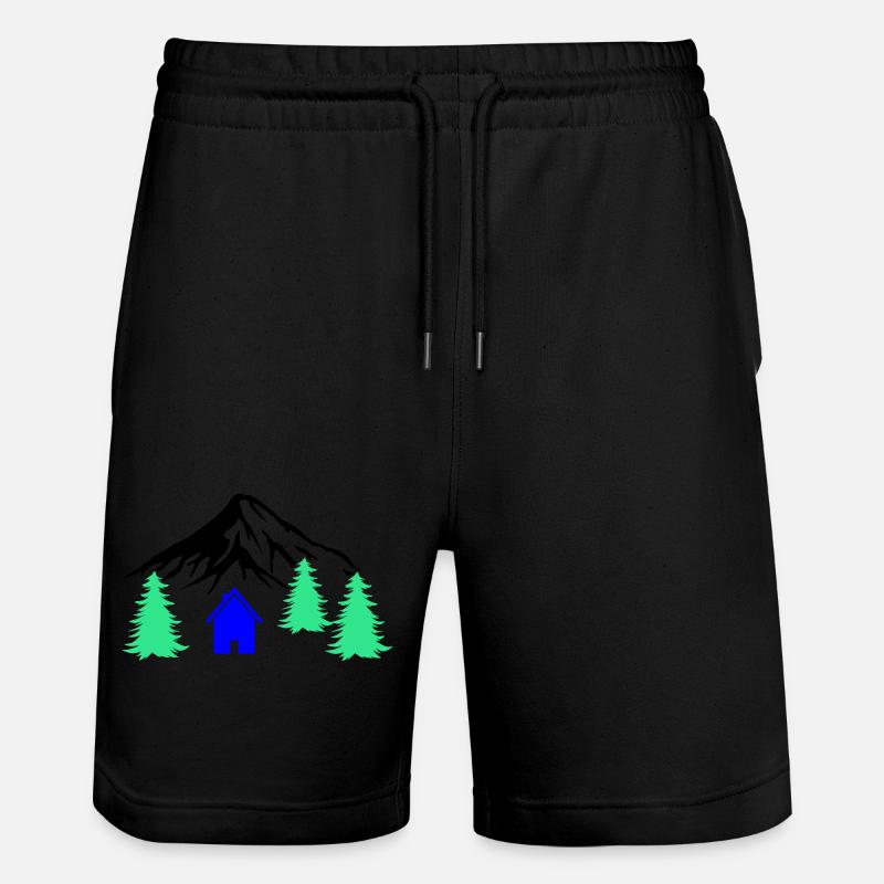 Cabane Berge - Short de jogging bio TRAINER Stanley/Stella unisexe - noir
