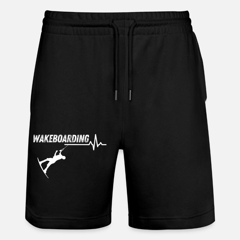 Wakeboarding - Short de jogging bio TRAINER Stanley/Stella unisexe - noir