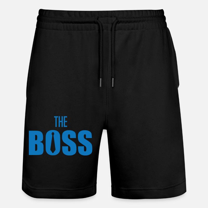 Der Chef - Stanley/Stella Unisex Bio Joggingshorts Trainer  - Schwarz