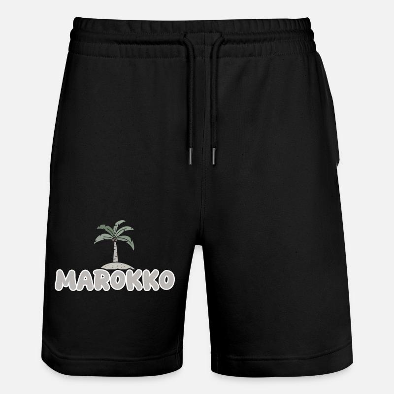 Maroc Maroc - Short de jogging bio TRAINER Stanley/Stella unisexe - noir