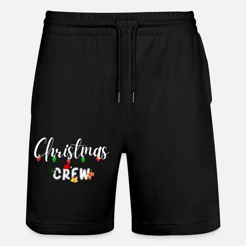 Équipage de Noël - Short de jogging bio TRAINER Stanley/Stella unisexe - noir