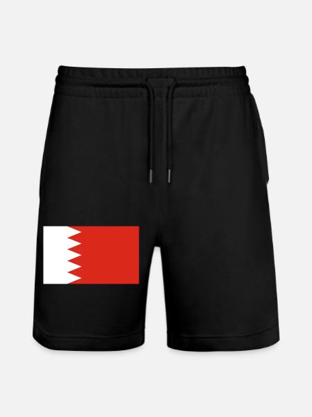 Bahrain - Stanley/Stella Trainer Unisex Organic Jogging Shorts - black