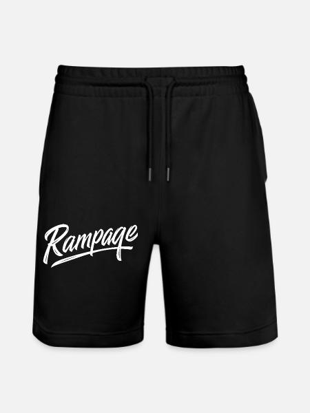 Rampage - Stanley/Stella Trainer Unisex Organic Jogging Shorts - black