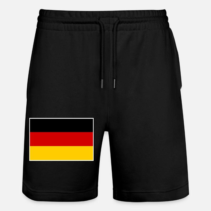 Drapeau de l’Allemagne - Short de jogging bio TRAINER Stanley/Stella unisexe - noir