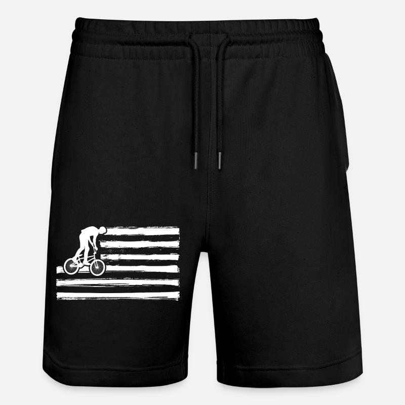 Vélo VTT - Short de jogging bio TRAINER Stanley/Stella unisexe - noir