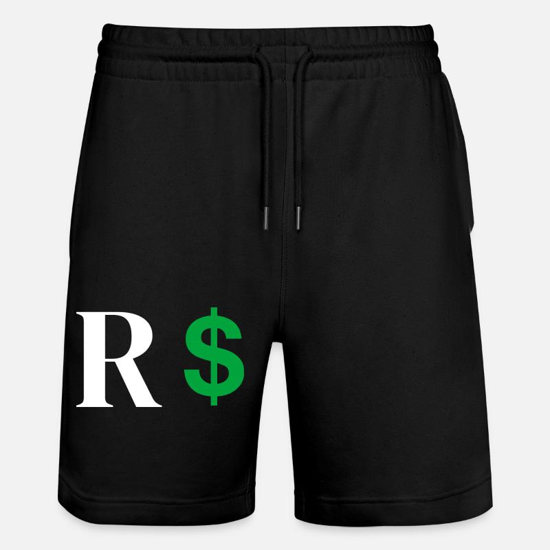 Lettre r dollar - Short de jogging bio TRAINER Stanley/Stella unisexe - noir
