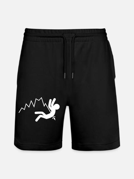 Falling prices (white) - Stanley/Stella Trainer Unisex Organic Jogging Shorts - black