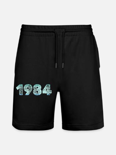 Cold 1984 - Stanley/Stella Trainer Unisex Organic Jogging Shorts - black