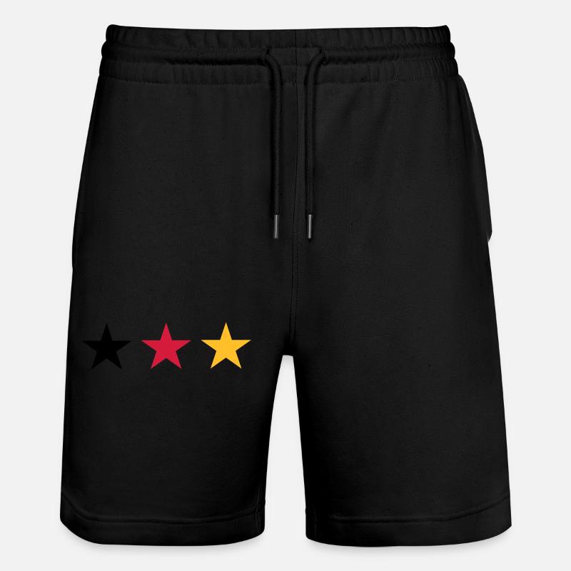 Deutschland - Stanley/Stella Unisex Bio Joggingshorts Trainer  - Schwarz