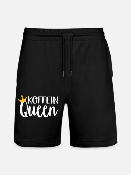 Koffein Queen - Stanley/Stella Unisex Bio Joggingshorts Trainer - Schwarz