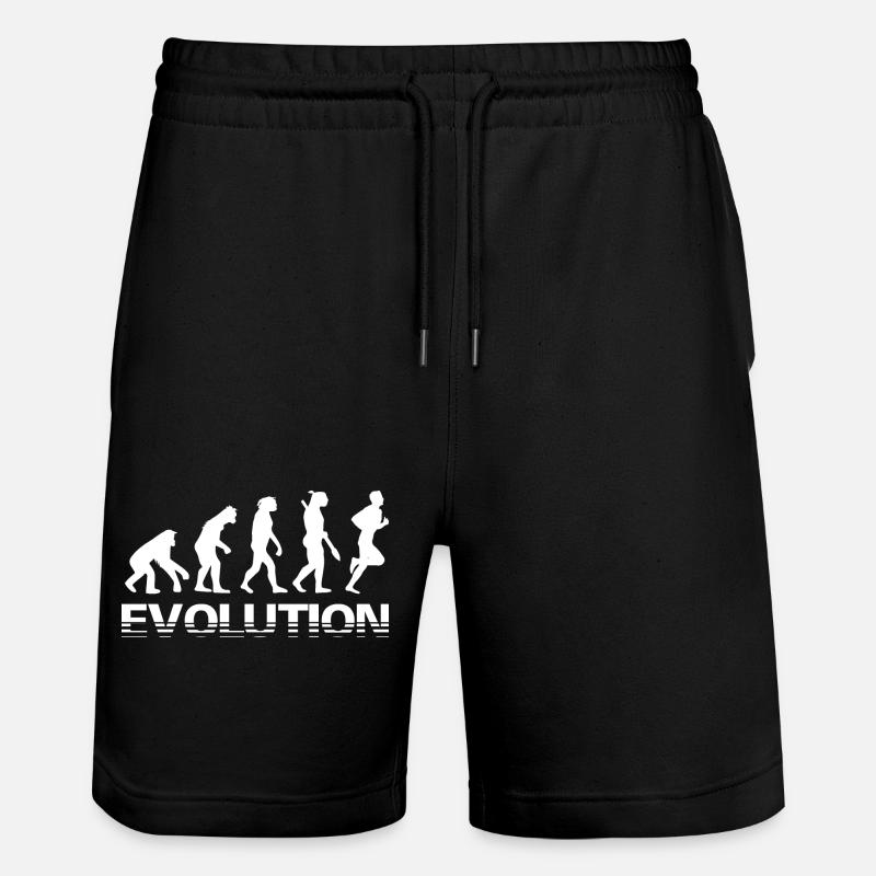 Courir Evolution Histoire Jogging - Short de jogging bio TRAINER Stanley/Stella unisexe - noir