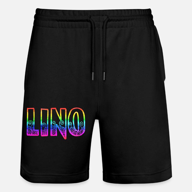 lino rs arc-en-ciel - Short de jogging bio TRAINER Stanley/Stella unisexe - noir