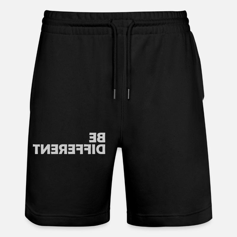 Soyez différent Logo Design - Short de jogging bio TRAINER Stanley/Stella unisexe - noir