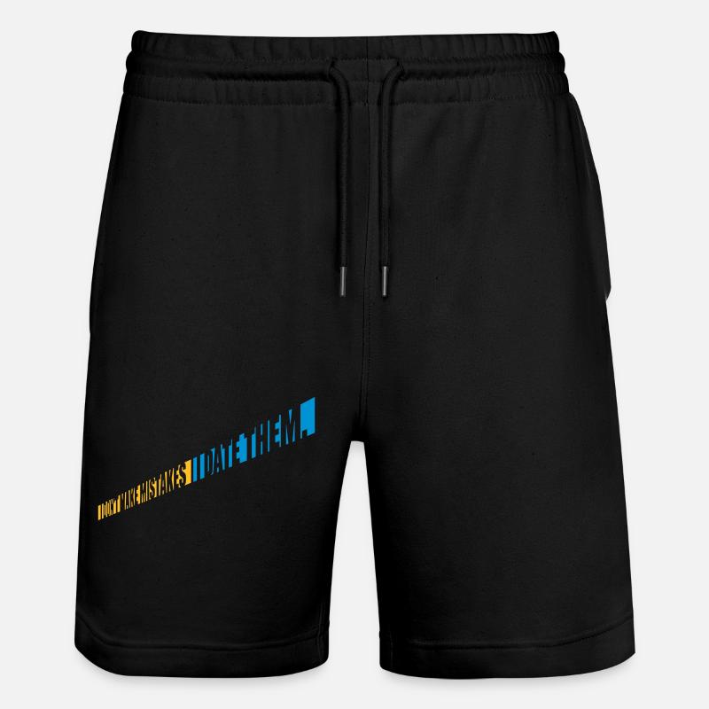 Date Erreurs Citation Logo - Short de jogging bio TRAINER Stanley/Stella unisexe - noir