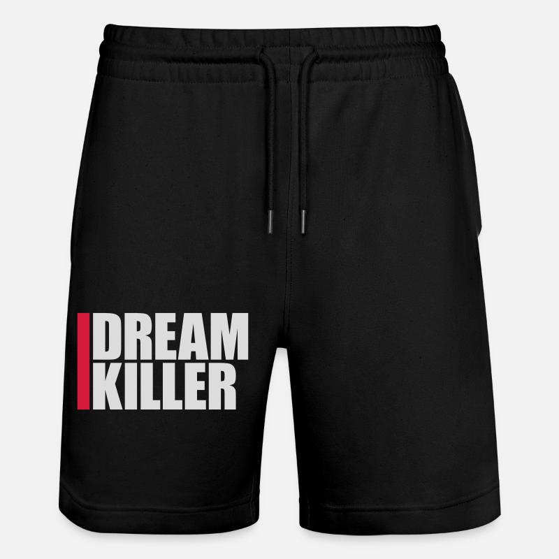 citation pessimiste tueur de rêves - Short de jogging bio TRAINER Stanley/Stella unisexe - noir