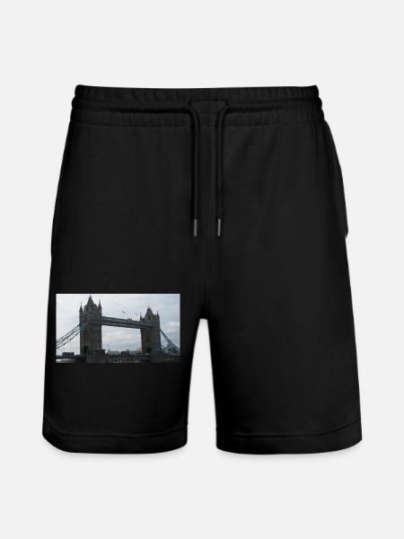 Tower bridge London - Stanley/Stella Trainer Unisex Organic Jogging Shorts - black