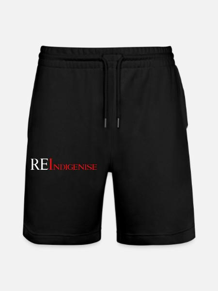 RE - Indigenise - Stanley/Stella Unisex Bio Joggingshorts Trainer - Schwarz