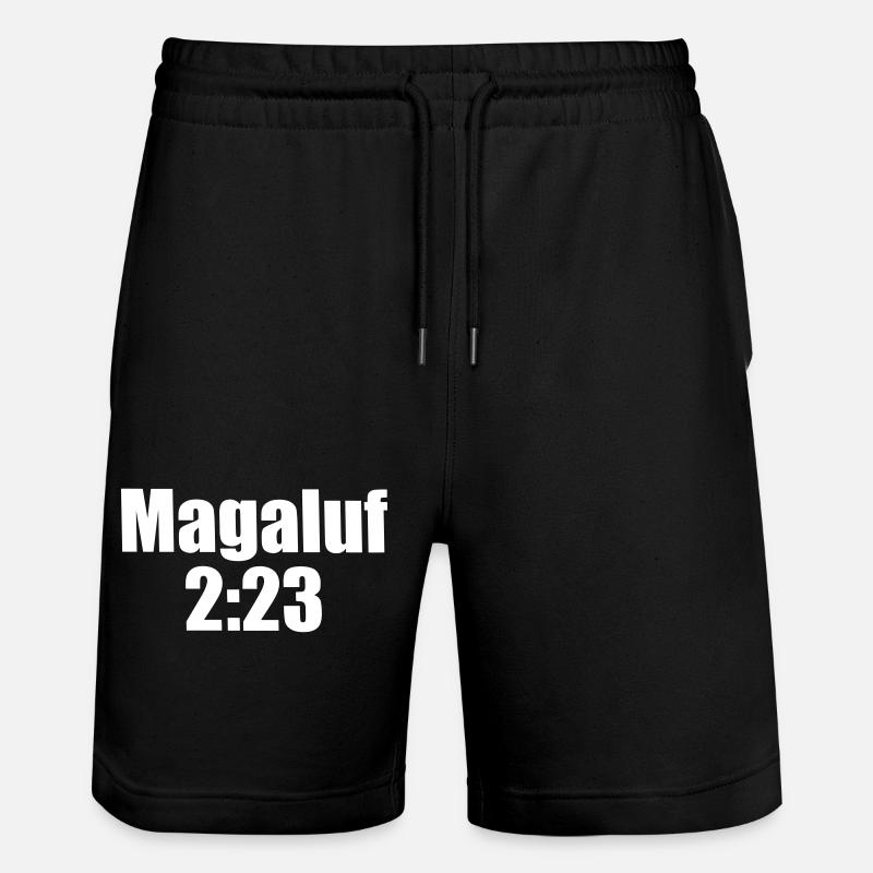 Magaluf 2023 Stone Cold - Stanley/Stella Unisex Bio Joggingshorts Trainer - Schwarz