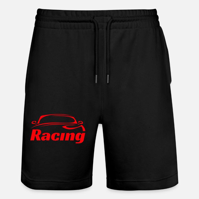 Auto-Resing ❤️ - Stanley/Stella Unisex Bio Joggingshorts Trainer  - Schwarz