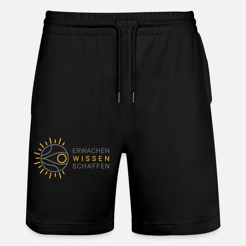Logo Claudio - Stanley/Stella Unisex Bio Joggingshorts Trainer  - Schwarz