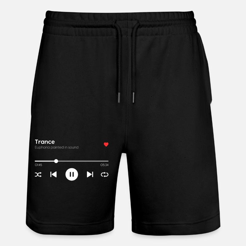 Transe - Short de jogging bio TRAINER Stanley/Stella unisexe - noir