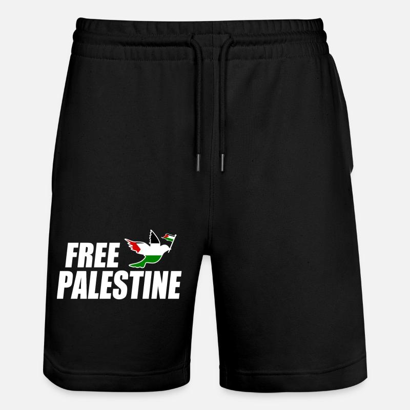 Free palestine - Pantaloncini da jogger ecologici unisex Trainer di Stanley/Stella - nero