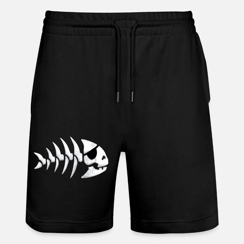 Poisson pirate - Short de jogging bio TRAINER Stanley/Stella unisexe - noir