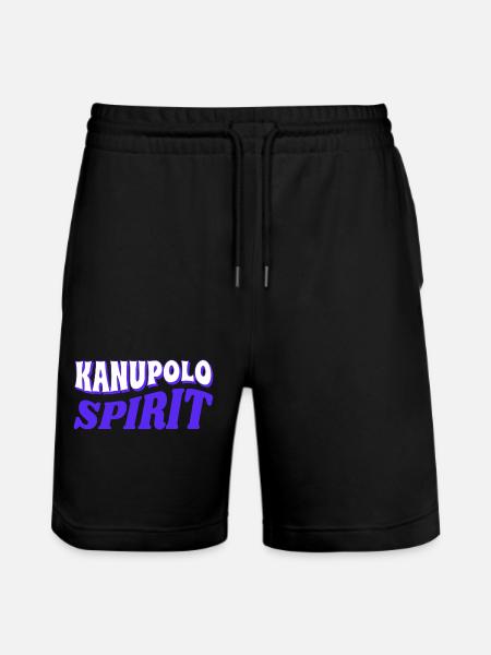 Kanupolo Spirit Slogan - Stanley/Stella Unisex Bio Joggingshorts Trainer - Schwarz