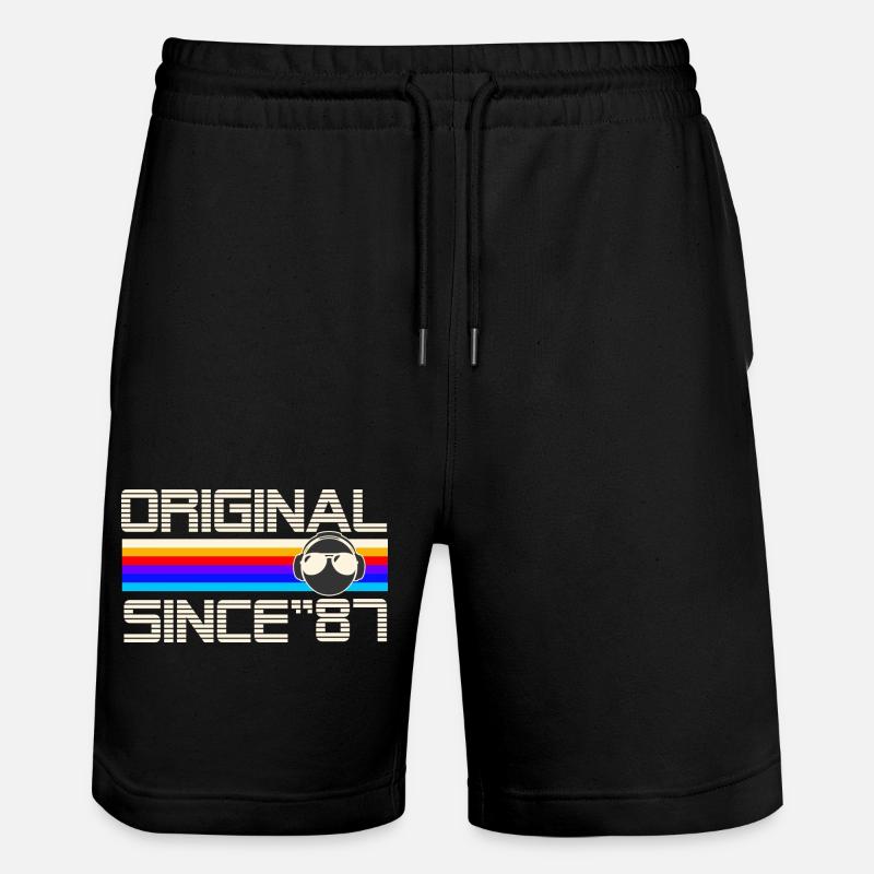 Seit 87 - Stanley/Stella Unisex Bio Joggingshorts Trainer  - Schwarz