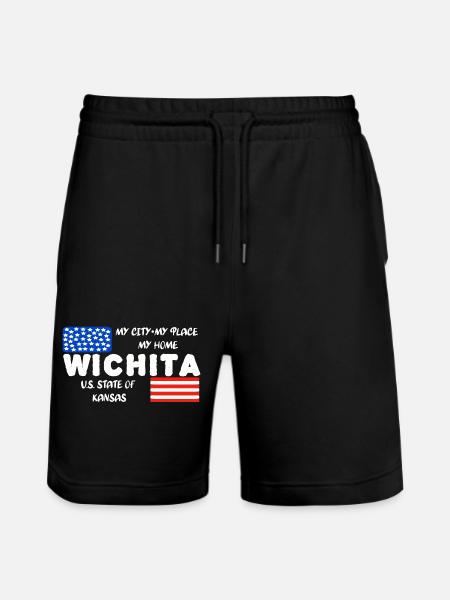Wichita - Stanley/Stella Trainer Unisex Organic Jogging Shorts - black