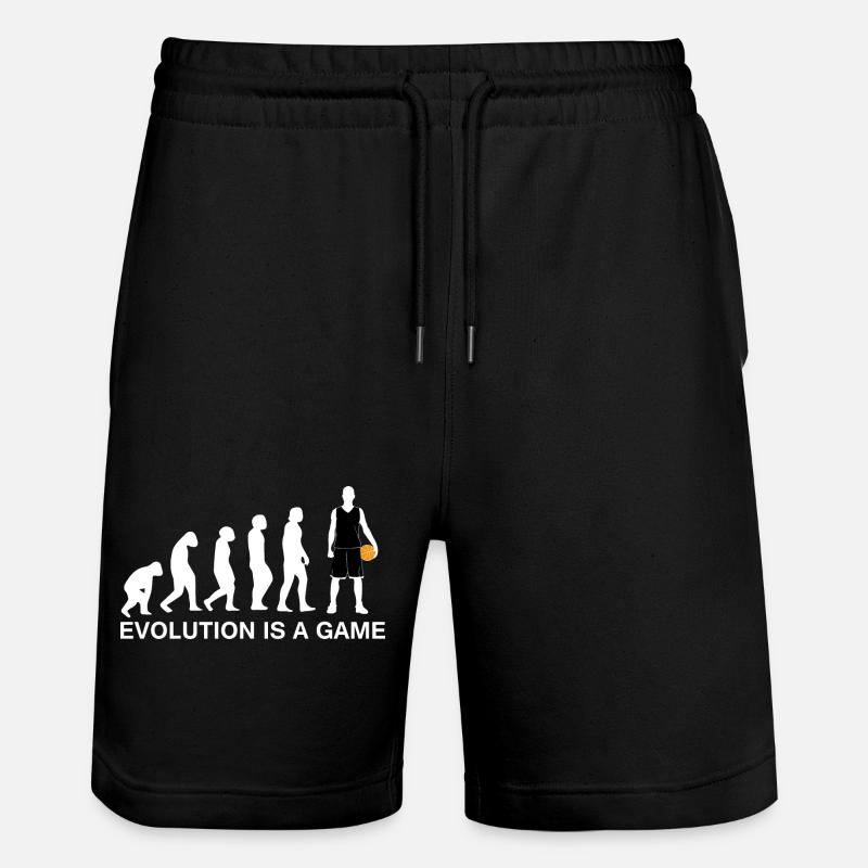 Basket-ball - Short de jogging bio TRAINER Stanley/Stella unisexe - noir
