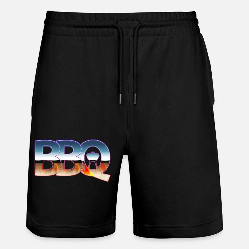 Barbecue - Short de jogging bio TRAINER Stanley/Stella unisexe - noir