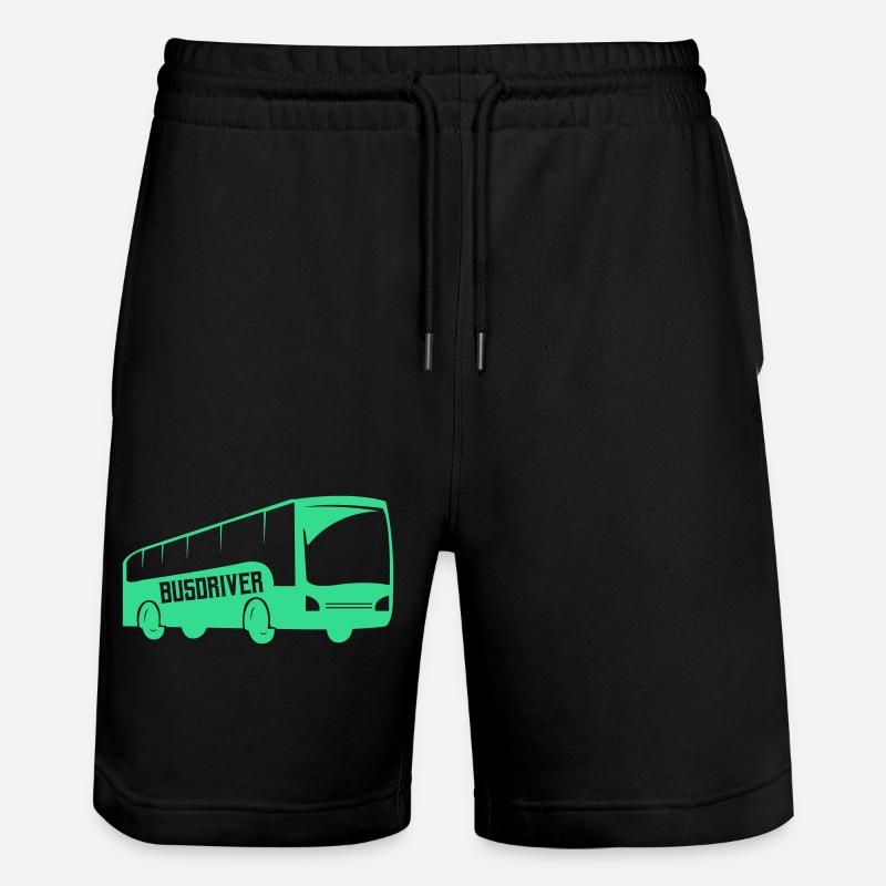 Conduite d’autobus 1 - Short de jogging bio TRAINER Stanley/Stella unisexe - noir