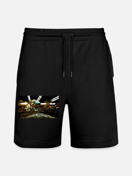 BMX - Short de jogging bio TRAINER Stanley/Stella unisexe - noir