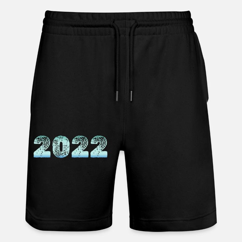 Eiskalt 2022 - Stanley/Stella Unisex Bio Joggingshorts Trainer  - Schwarz