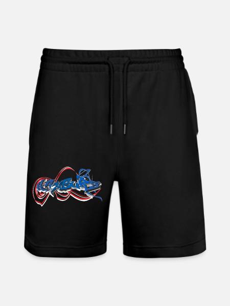 Hamburg Wildstyle - Stanley/Stella Unisex Bio Joggingshorts Trainer - Schwarz