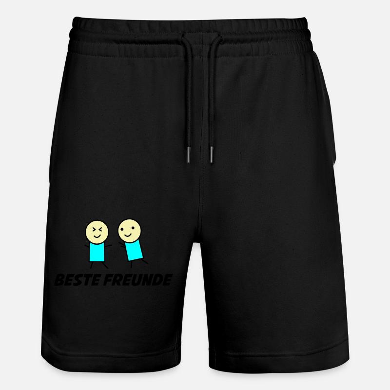 Meilleurs amis 1 - Short de jogging bio TRAINER Stanley/Stella unisexe - noir