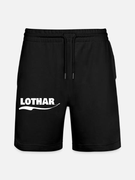 lothar as a given name - Stanley/Stella Trainer Unisex Organic Jogging Shorts - black