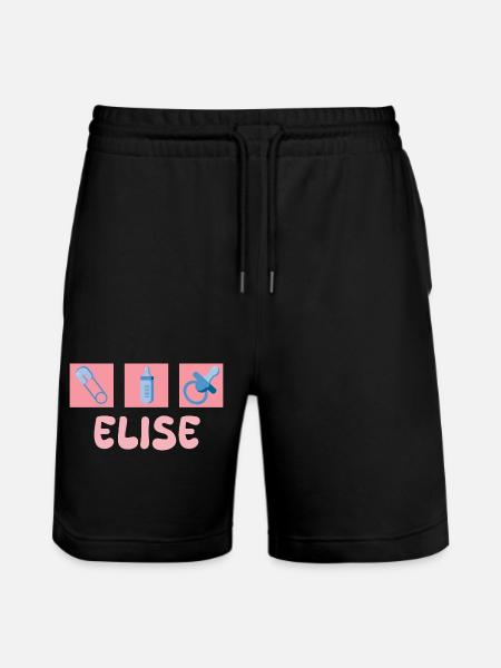 Elise - Stanley/Stella Trainer Unisex Organic Jogging Shorts - black